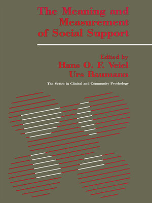 cover image of The Meaning and Measurement of Support